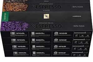 200 Cápsulas de Café,(40 Arpeggio, 40 Capriccio, 40 Livanto, 40 Roma & 40 Ristretto)